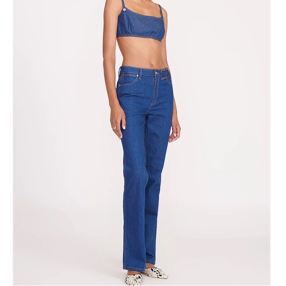 WRANGLER-STAUD BIKINI TOP - Picture 2 of 7